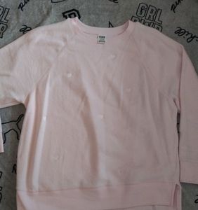 Victorias secret pink LARGE legging crew sweatshir